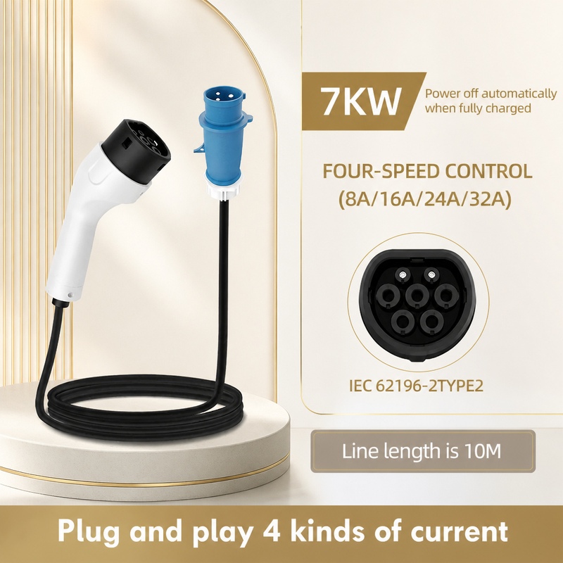 Chargeur portable pour véhicul - Portable Ev Charger 32A Type 2 Cee Plug avis et prix