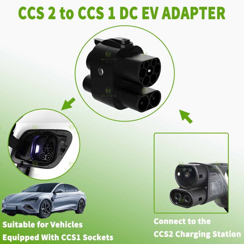 WUFEN-Adaptateur CCltto CCl's  - Ccs2 To Ccs1 Fast Charge Adapter 250Kw avis et prix