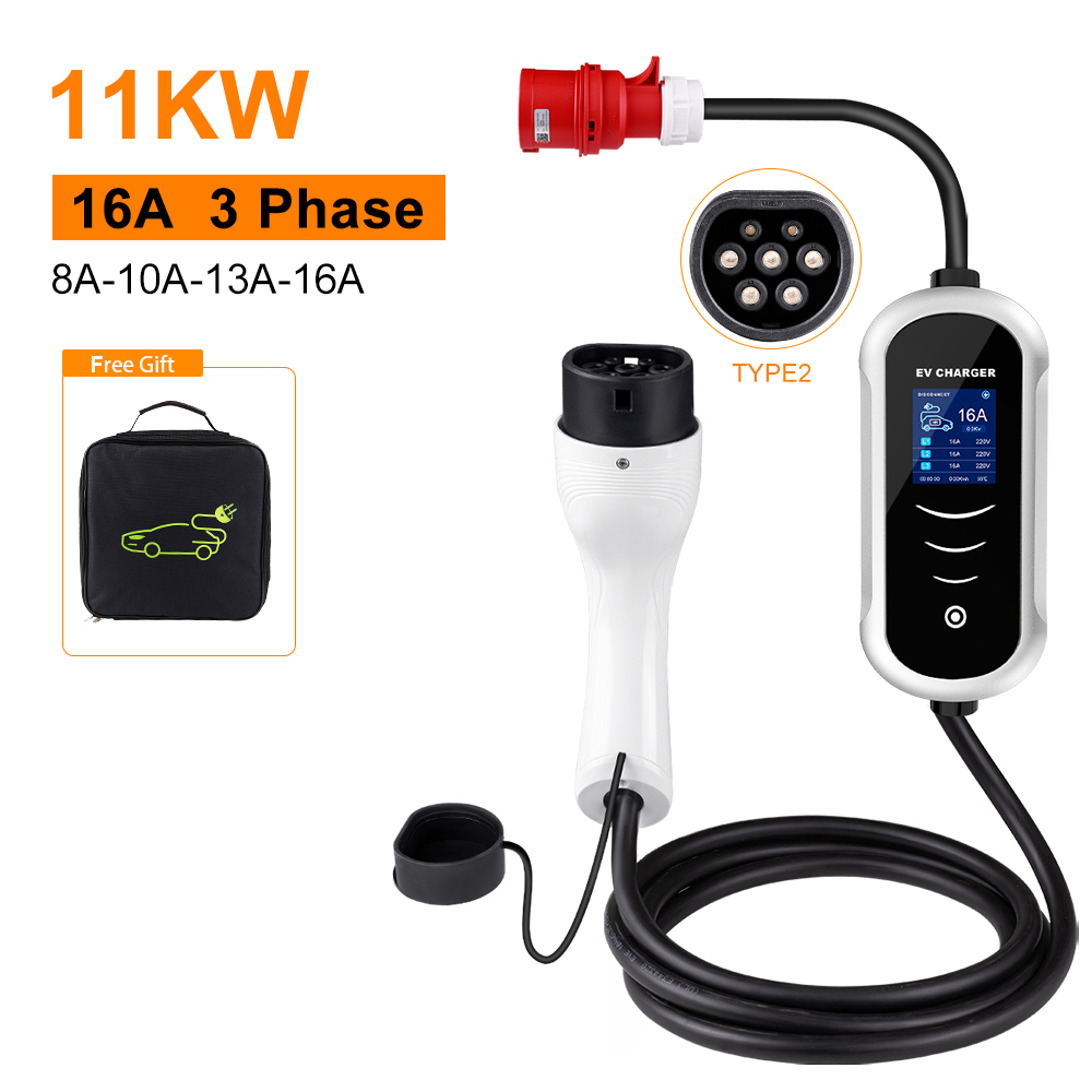 IPENGEN Type 2 chargeur EV Por - Portable Ev Charger 32A Type 2 Cee Plug avis et prix