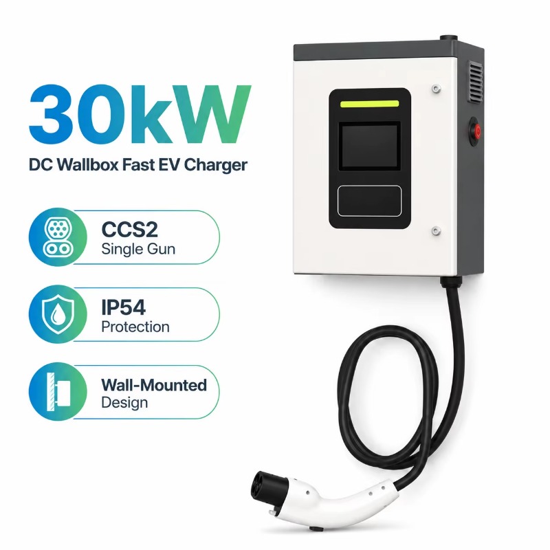 Borne de recharge rapide DC CC - Dc Fast Charger 30Kw Wallbox Commercial avis et prix