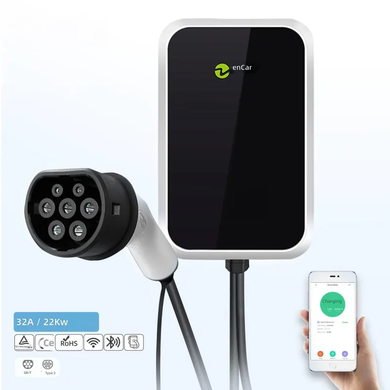 Chargeur EV 22 kW Type 2 Wallb - 22Kw Wallbox Type 2 Ocpp Rfid avis et prix